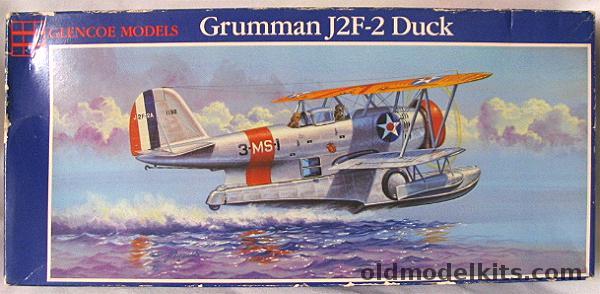 Glencoe 1/52 Grumman J2F-2 Duck - US Navy Utility Sq 1 Pearl Harbor /  US Marines VMS-3 Virgin Islands / Argentine Navy - Bagged - (J2F2), 4101 plastic model kit
